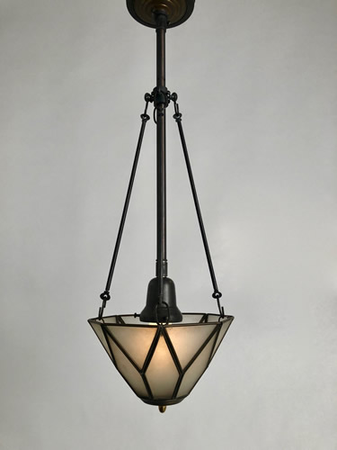 Frosted Panel Pendants